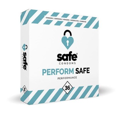 SAFE -  Condoms Perform Safe Performance (36 pcs)